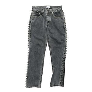 $1000 Vaquera Spike double studded denim
